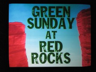 Green Sunday at Red Rocks