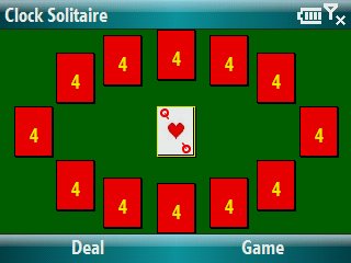 Clock Solitaire Screenshot